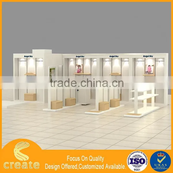 OEM/ODM Making Cabinet Designs for Children's Clothes,shop Furniture Garment Display for Kids Clothing photo-5