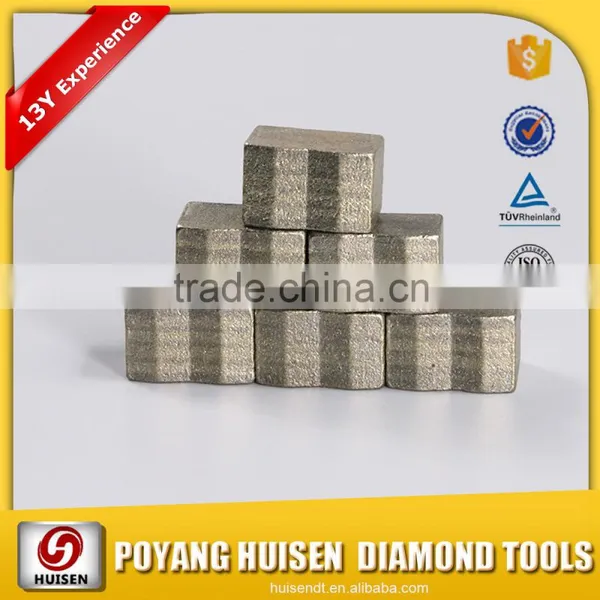 Very Hard Marble/Granite /Mine /Limestone Stone Head Cutter 350mm Blade Teeth Segment for Saw Blade