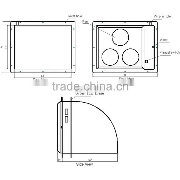 Telecom Shelter Ventilation System & DC Fans TF2 4/3 Quality Choice photo-5