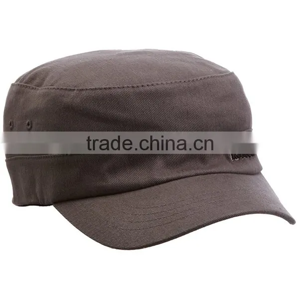 Guangjia Men's Embroidered Logo Washed Cotton Military Field Cap photo-5