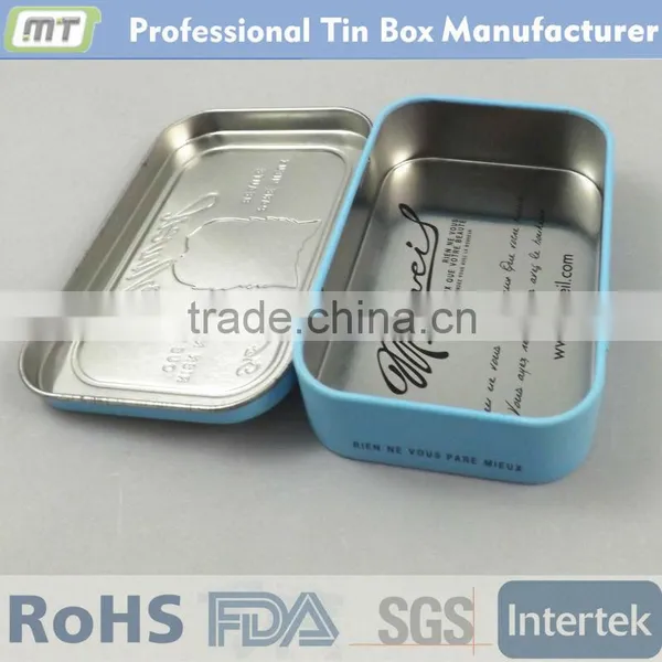 Rectangular Hinged Metal Tin Box for Pomade Quality Choice photo-5