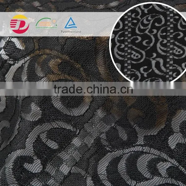 Hot New Product 100 Poly Indian Lace Embroidery Coral Lace Fabric for Sale photo-4