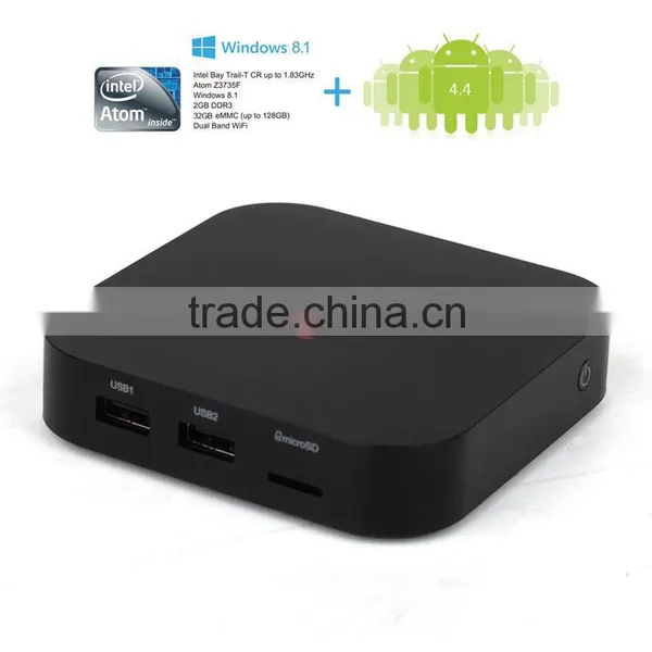 Windows 8.1 remote control LAN port mini pc i5