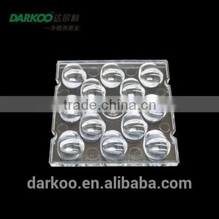 2016 High Quality and Effiency 12W Led Lens for Streetlight Luminary DK5050-150X75-TPII-S