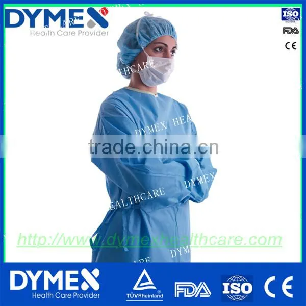 Alcohol Repellent Sterile Disposable Gown Patient Disposable Surgical Gown With Waist Ties (one Strip)