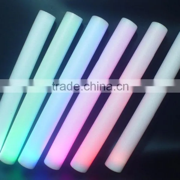 Cheap Hot Sell Flashing Led Light up Foam Stick for Concerts Parties Holidays