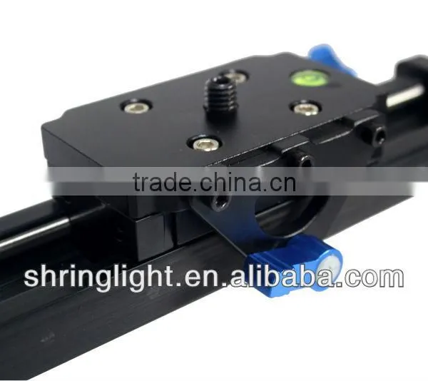 Professional 100cm DSLR DV Camera Shooting Slider Rail Sliding AND Roller Bearing Dolly Track photo-3