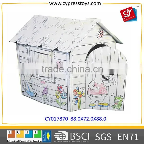 Novelty Child Diy 3D Puzzle Paper House Education Toy For Kids photo-2