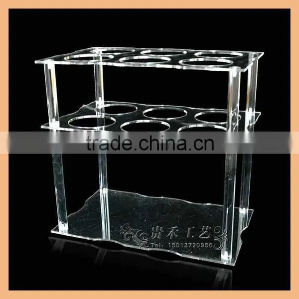 Transparent Acrylic Wine Display Rack for Bar Ware photo-3