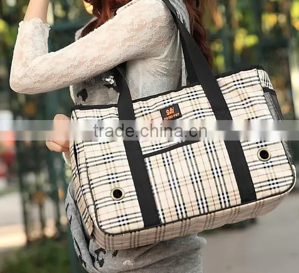 Brand Tartan Pet Bag Accessories