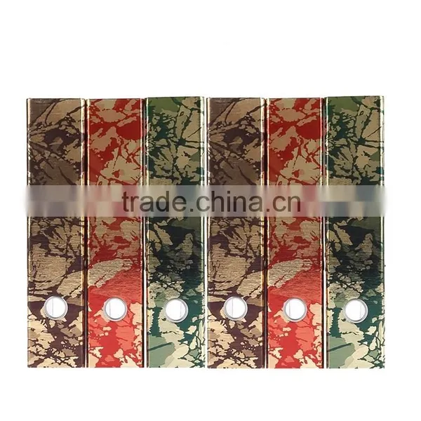 2016 Luxury High Quality Retro Patterns Printed fc Size Lever Arch Handmade Paper File Folder photo-3