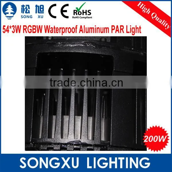 54x3w Rgbw IP65 Waterproof Dmx Led Par Aluminum Par Lights photo-6