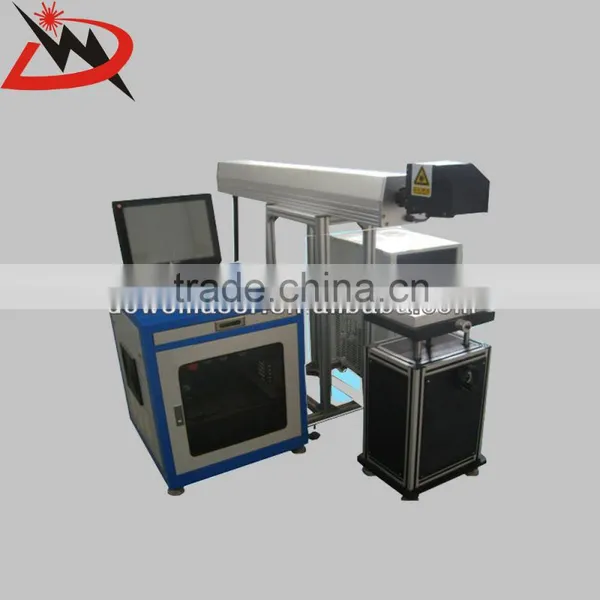 China Jinan Laser Machine Supplier Dw-1010 Portable Co2 Laser Marking Machine for Small Business Price photo-2