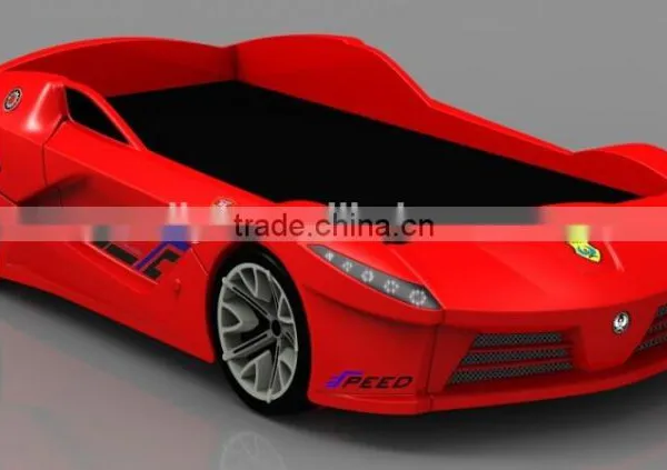 Ferrari Kids Sports Car Bunk Beds Children Bedroom Furniture photo-3