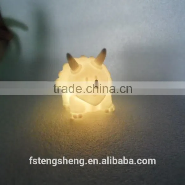 2016 New Custom Design Cute Pvc Led Toy Animal Shaped Night Lights photo-3