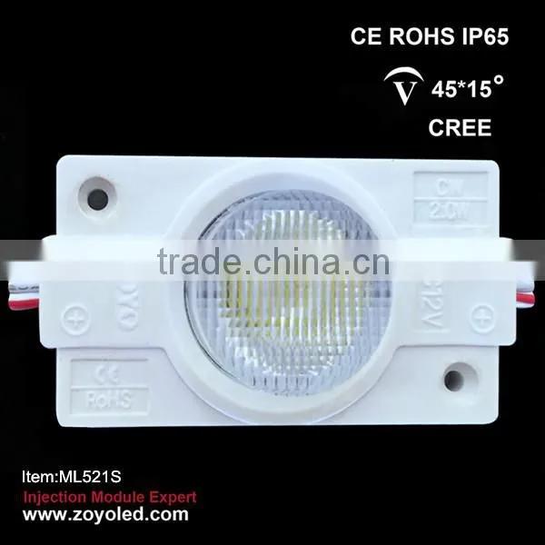 High Power Led Module 3W Advertising Module Radiator Waterproof Led Module Led Edge Lit ABS Injection Module for Light Box photo-5