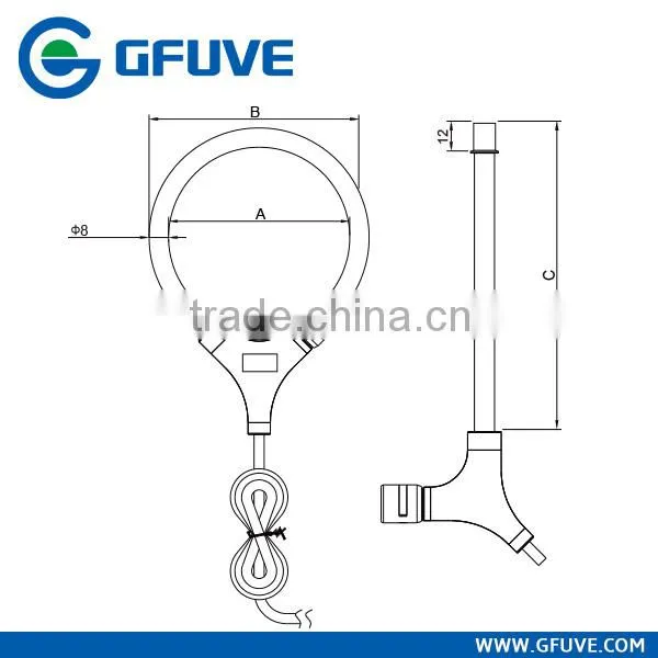 Electrical AC Flexible Rogowski Coil Current Sensor photo-3