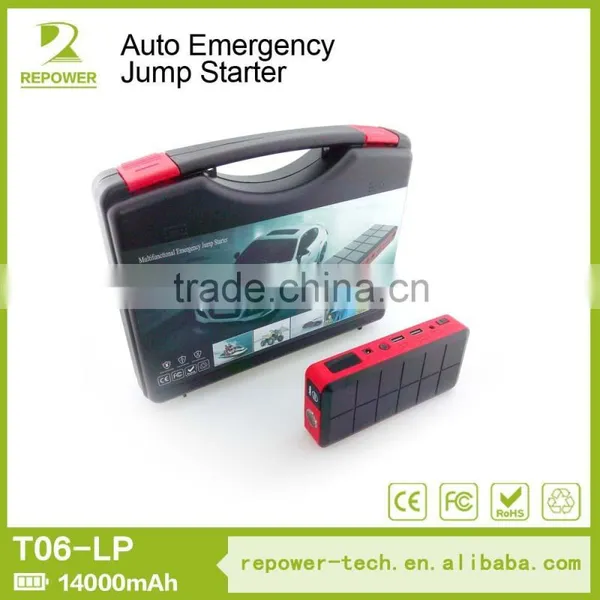 12V Jump Starter Multi-Function 14000mAh Jump Starter Power Bank For 12V Cars Vehicle Car Jump Starter photo-6