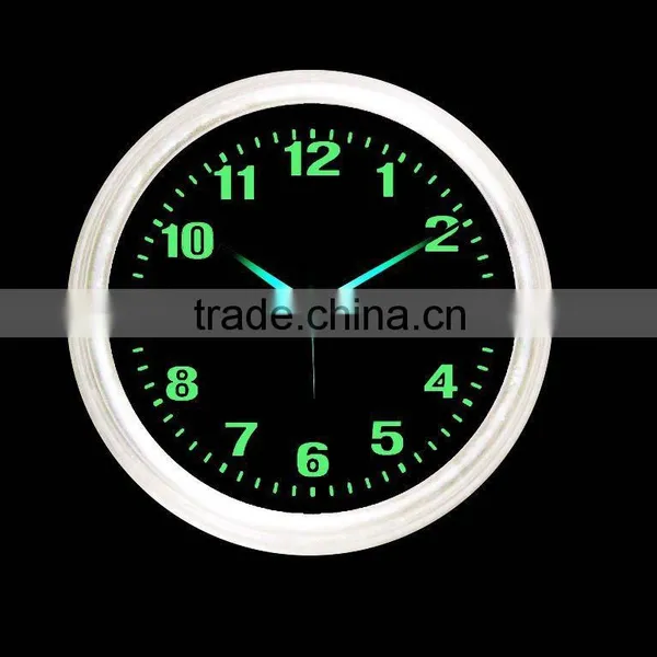 14" Smart Light PLASTIC SWEEP Wall Clock