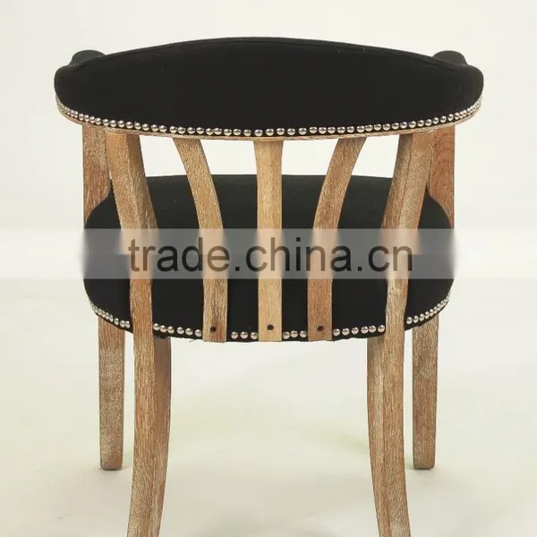 Home Furniture Used for Sale Nailhead Design Living Room Chair/fabric Wooden Armchair(CH-262-OAk) photo-2