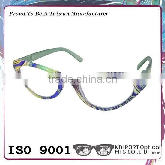 Cat Eye Style Pattern Plastic Optical Glasses photo-5
