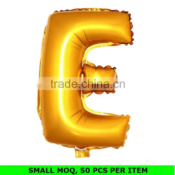 Wholesale Gold Alphabet Letter Decoration Party Balloon Helium photo-5