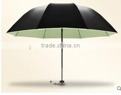 Taffeta Black White Silver Umbrella Fabric photo-3