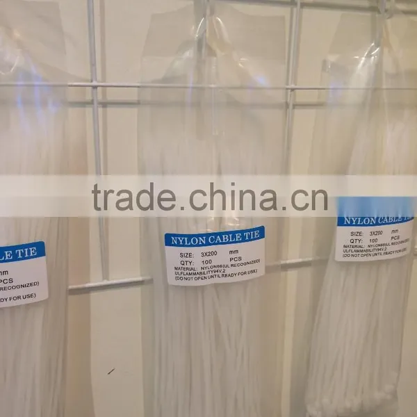 Hot Sale Nylon Cable Ties 5*200 With Certificate of CE SGS UL photo-5