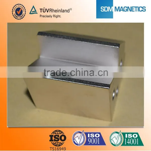 Best Seller Industrial Block Speaker Magnet With High Gauss photo-4