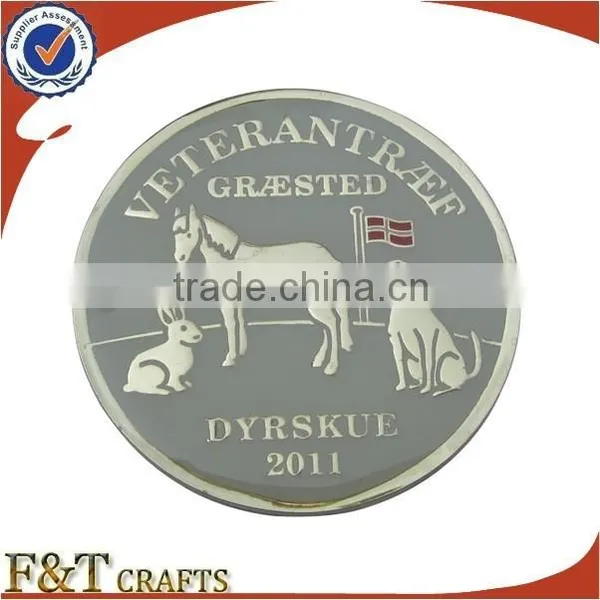 High End Producer Die Struck Sport Honner Award Gold Metal Coin for Souvenir photo-4