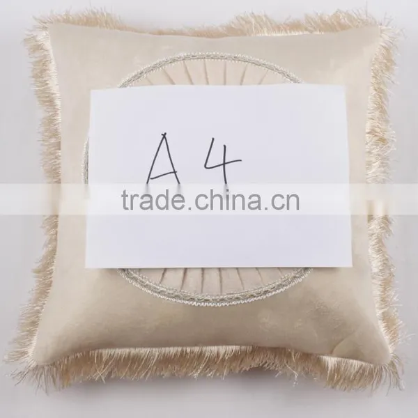 Beige Color Decorative Pillow Case for Sublimation Printing photo-2
