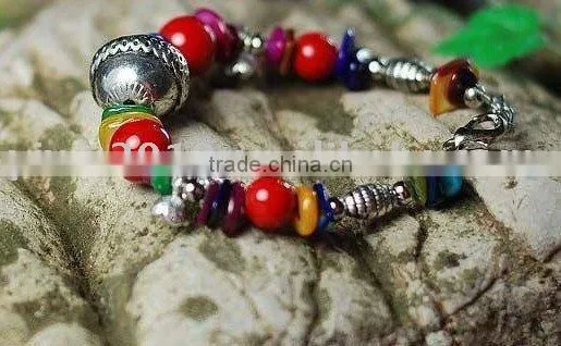 2010 Fashion Bracelet WYB266,Alloy Bracelet,Corallite Bracelet,Shell Bracelet