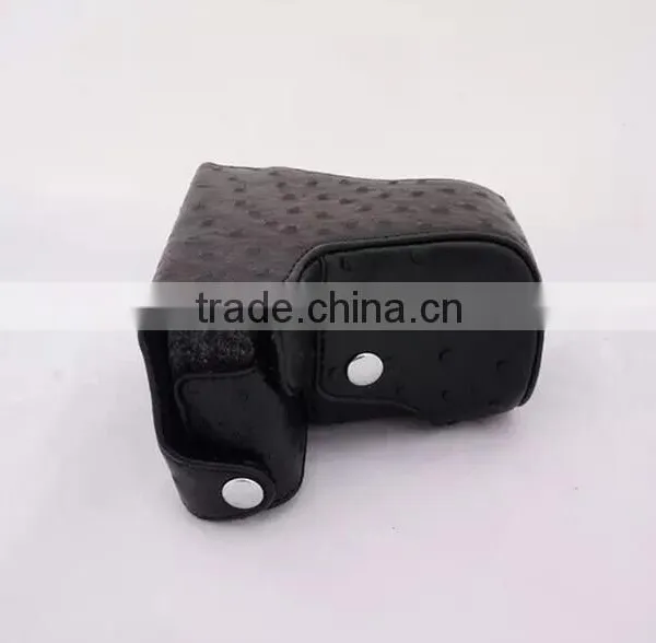 Factory Competitive Price Black Fancy Leather Camera Bag in Dongguan photo-2