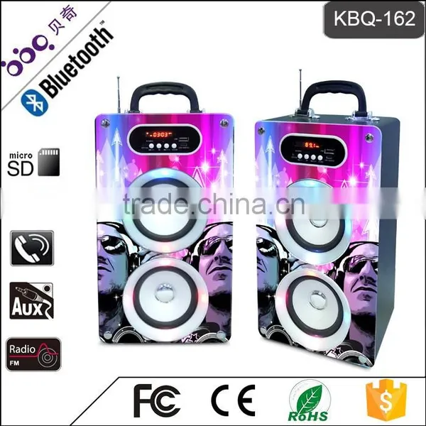 BBQ KBQ-162 2000mAh 2016 Hot Selling 20W Mini Subwoofer Speaker photo-4