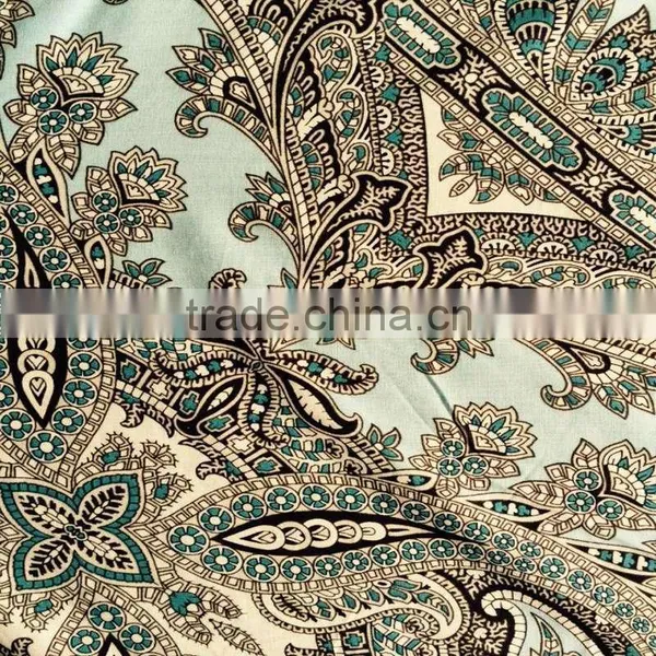 Good Valued Printed Rayon Fabric With Water Drape Feeling photo-2