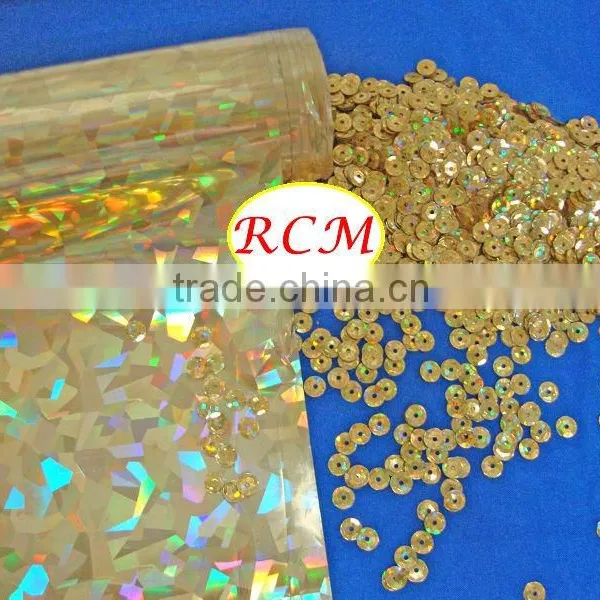 Laser Holographic Film Make Sequins