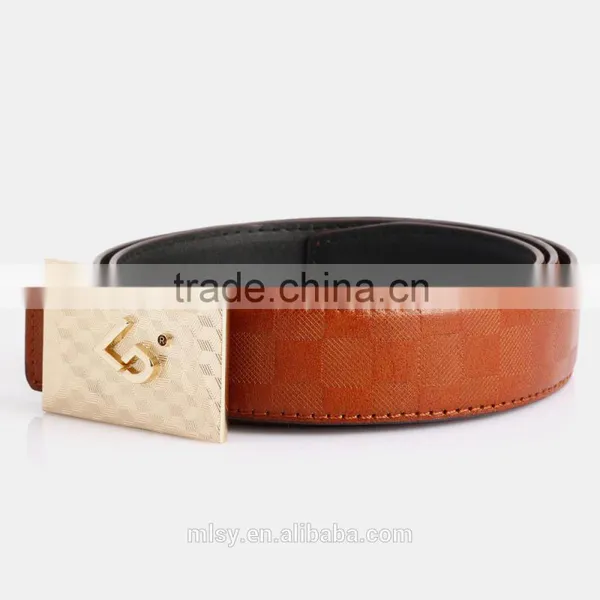Men Leather Belts With Removable Buckles Men Belt Buckles Automatic Buckle Leather Belt photo-2