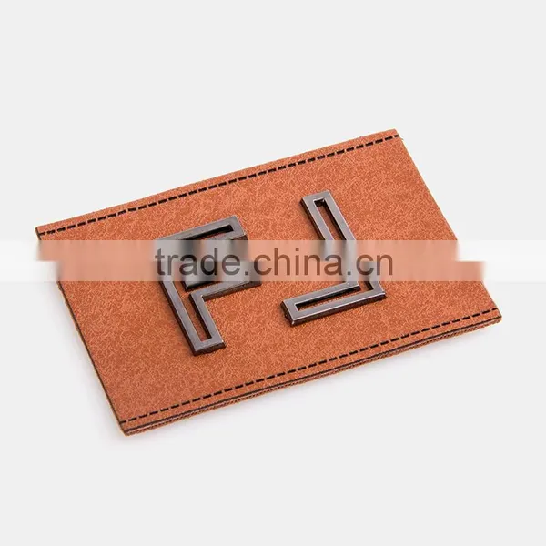 Leather Printing Patch Leather Police Patch Brands Patches for Clothing photo-2