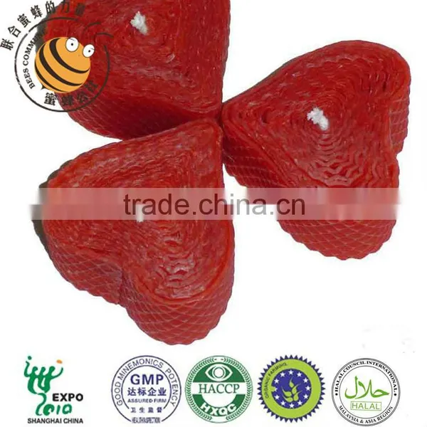 Cordiform Beeswax Candle