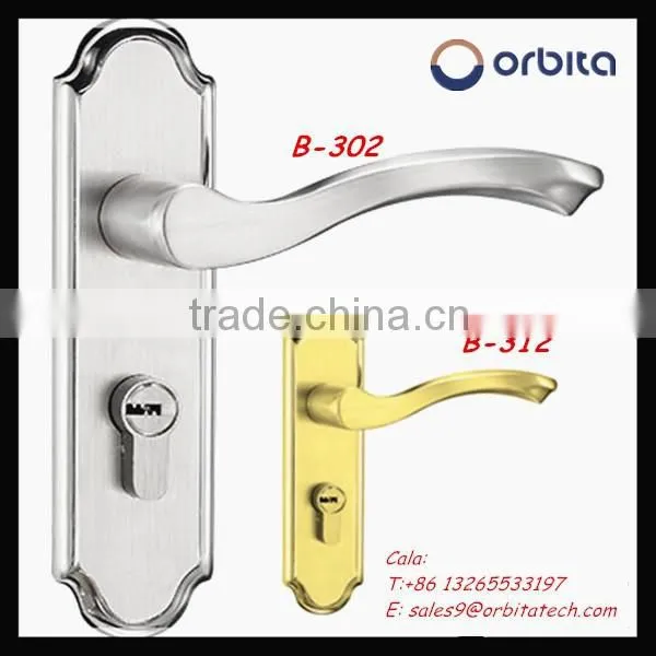 2015 New Product Hotel Bathroom Door Lock , Stainless Steel Door Lock photo-2
