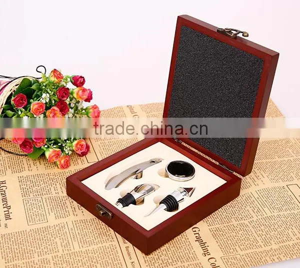 Wine Set of Stainless Steel Electric Wine Opener and Wine Pourer, Wine Accessories Set, Wine Tools Set Case