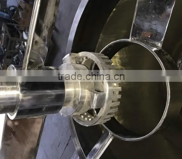 Electric Heating Hydraulic Lifting Vacuum Emulsifying Mixer photo-3