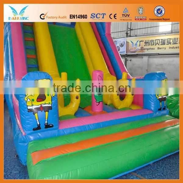 Cute Inflatable Spongebob Slide Inflatable Dry Slide Inflatable Slide photo-4
