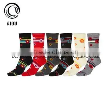 Custom Solid Striped Child Knitted Cotton Socks photo-5