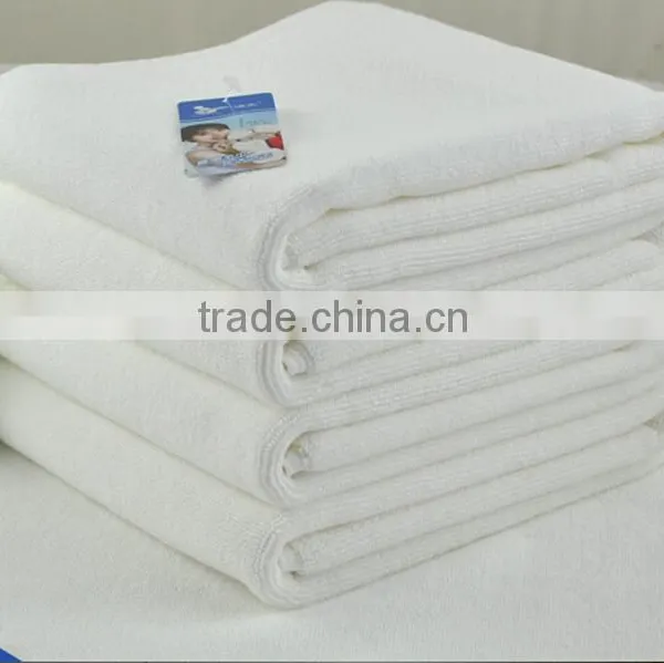 Rectangle Thickness Cotton Fabric Hotel Used White Custom Bath Mat photo-4