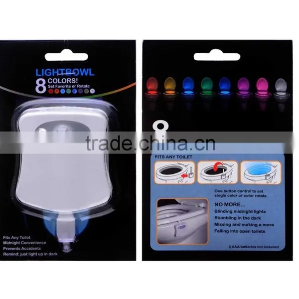 2016 New Arrival Sensor Motion Activated LED Toilet Night Light,Toilet Bowl Light Quality Choice photo-5