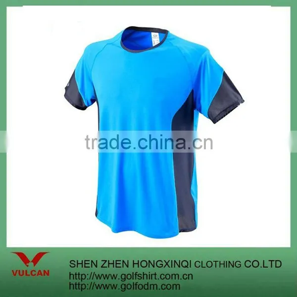 100% polyester dry fit t shirts quick dry running