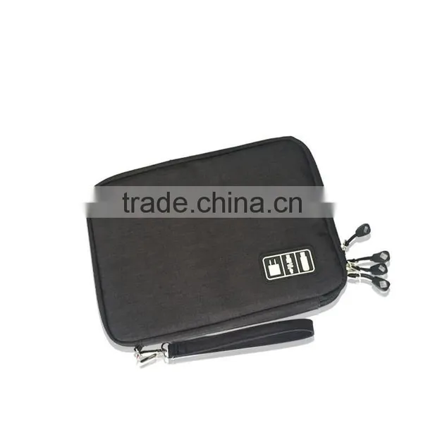 New Fashion Double Layer Cable Organizer Travel Bag Usb Cable Packaging Hard Drive Bag photo-5