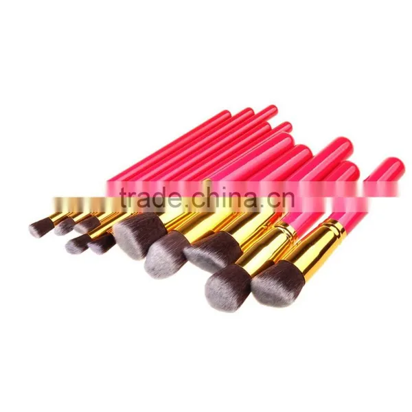 10Pcs Pro Makeup Blush Eyeshadow Blending Set Concealer Cosmetic Make Up Brushes Tool Eyeliner Lip Brushes photo-2