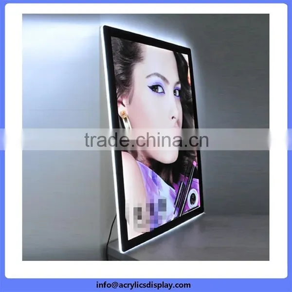 New Hot Fashion Latest Led Acrylic Light Box Round photo-4